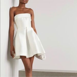 Alex Perry Elyse Strapless White Dress